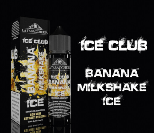 Concentrato Aromatizzato – Linea Ice Club – Banana Milkshake Ice 20ml