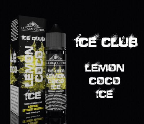 Concentrato Aromatizzato – Linea Ice Club – LemonCoco Ice 20ml