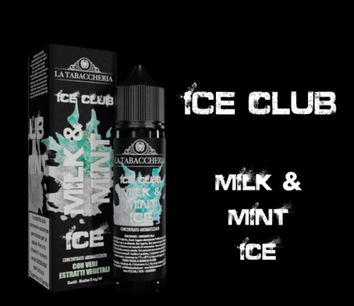 Concentrato Aromatizzato – Linea Ice Club – Milk & Mint Ice 20ml