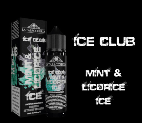 Concentrato Aromatizzato – Linea Ice Club – Mint & Licorice Ice 20ml