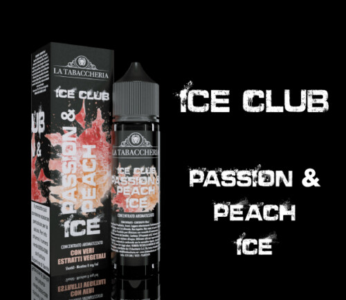 Concentrato Aromatizzato – Linea Ice Club – Passion & Peach Ice 20ml