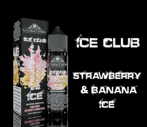 Concentrato Aromatizzato – Linea Ice Club – Strawberry & Banana Ice 20ml