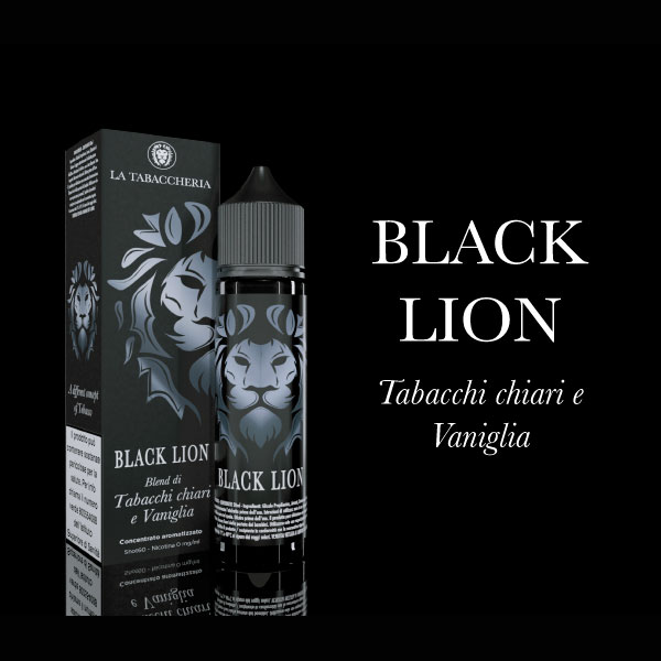La Tabaccheria - Estratto di Tabacco Concentrato Aromatizzato Linea Lion Black Lion