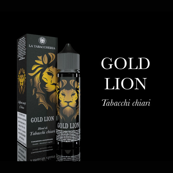 La Tabaccheria - Estratto di Tabacco Concentrato Aromatizzato Linea Lion Gold Lion
