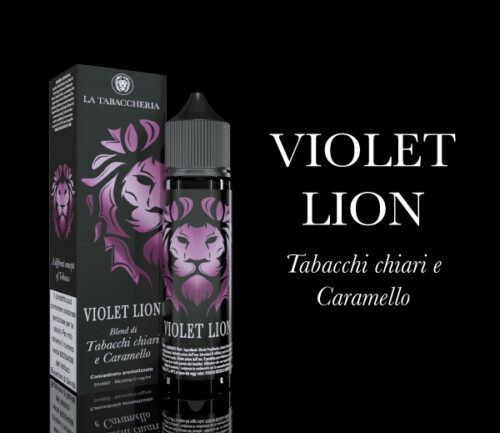 La Tabaccheria - Estratto di Tabacco Concentrato Aromatizzato Linea Lion Violet Lion