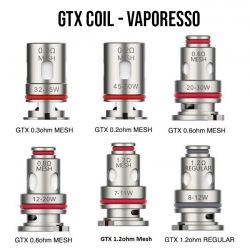 VAPORESSO - GTX2 MESHED COIL 0.6OHM - 5 PEZZI